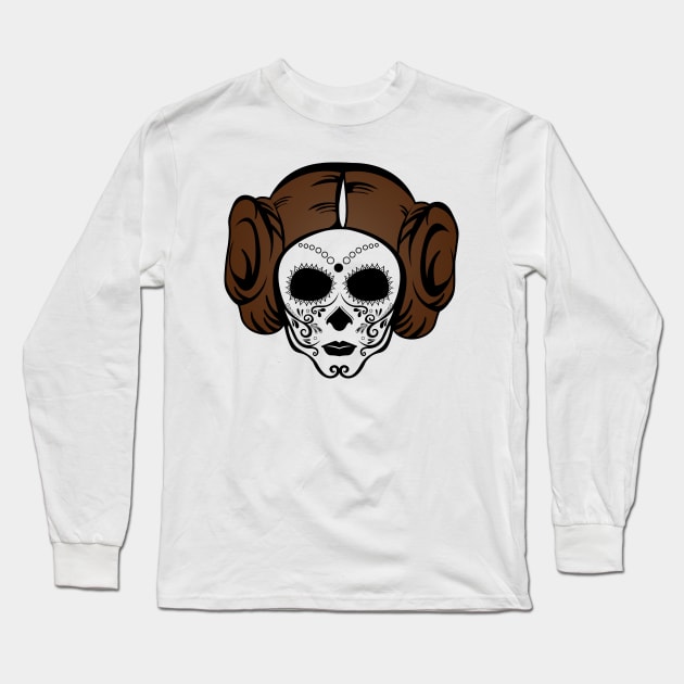 Dia de Princess Long Sleeve T-Shirt by JLaneDesign